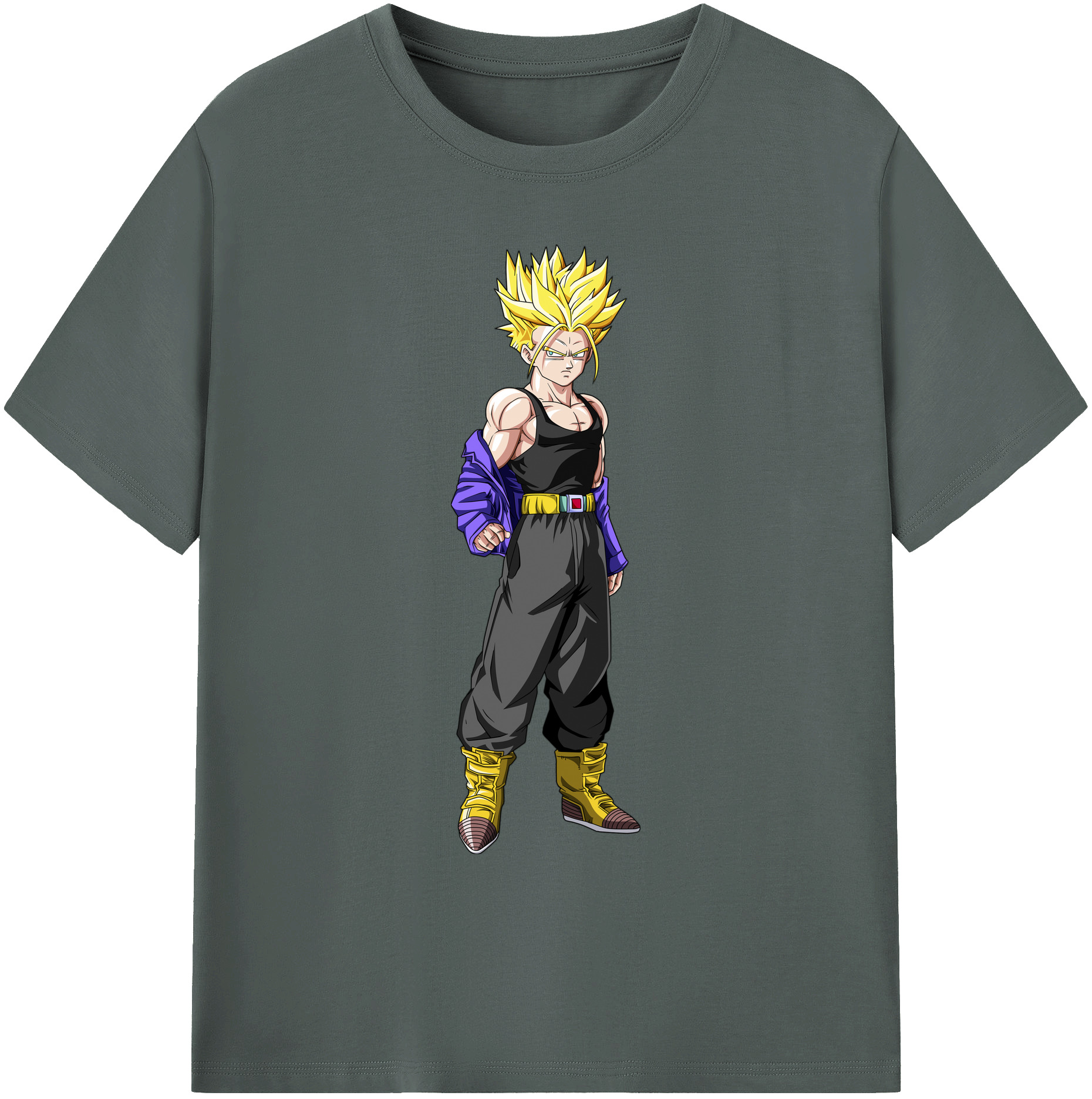 （画像用） ドラゴンボール トランクス（Torankusu）DRAGON BALL Trunks 綿100％ メンズ半袖Tシャツ｜肌触りやわらか＆通気性
